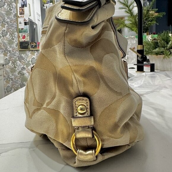 Y2K Coach Signature C Pattern Hobo Bag - Picture 2 of 5